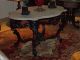 ✿✿ 1860 ' S Walnut Center Hall Turtle Top Parlor / Banquet / Gwtw Lamp Table ✿✿ 1800-1899 photo 3