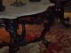 ✿✿ 1860 ' S Walnut Center Hall Turtle Top Parlor / Banquet / Gwtw Lamp Table ✿✿ 1800-1899 photo 4