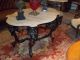 ✿✿ 1860 ' S Walnut Center Hall Turtle Top Parlor / Banquet / Gwtw Lamp Table ✿✿ 1800-1899 photo 8