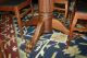 Antique Round Oak Claw Foot Table With 4 Chairs 1900-1950 photo 2