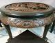 Antique Chinese Hand Carved Wood Tea,  Coffee Table With 4 Matching Carved Chairs 1900-1950 photo 4