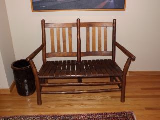 Old Hickory Settee photo