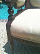@@@antique Oversized Chair W/original Casters,  Carved Wood Gorgeous @@ Other photo 11