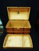 Antique Dome Top Doll Trunk With Tray 1800-1899 photo 3