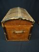 Antique Dome Top Doll Trunk With Tray 1800-1899 photo 7
