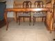Antique Dining Room Set/ Country Style : Open Hutch,  2 Buffets,  Table 1900-1950 photo 1
