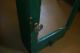 Old Wall Cupboard,  Old Green And Red Paint Estate Sale Find Primitives photo 9