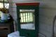 Old Wall Cupboard,  Old Green And Red Paint Estate Sale Find Primitives photo 1