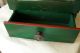 Old Wall Cupboard,  Old Green And Red Paint Estate Sale Find Primitives photo 4