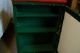 Old Wall Cupboard,  Old Green And Red Paint Estate Sale Find Primitives photo 7