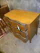 Antique Oak Serpentine Curved Front Dresser Bedroom Chest Of Drawers 1900-1950 photo 4