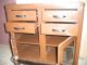 Vintage Medical Cabinet By Shampaine In Brown With 4 Drawers And Two Doors 1900-1950 photo 4