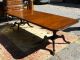 Antique Kittinger Federal Style Banded Mahogany Banquet Dining Table 1900-1950 photo 3