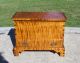 Tiger Maple Blanket Chest With Drawer Boxes photo 3
