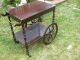 Antique Tea Or Bar Serving Cart Table 1900-1950 photo 1