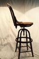 Antique Heywood Brothers Bookkeepers Chair Drafting Stool Cast Iron 1800-1899 photo 1