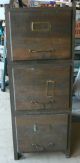 3 Stack Antique Weis File Drawer Cabinet,  Early 1900 ' S 1900-1950 photo 1