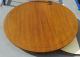Vintage Hollywood Regency Round Curved Dining Room Table Wood Post-1950 photo 1