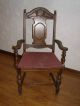 Antique Solid Oak Table With 5 Chairs - Early 1900 ' S 1900-1950 photo 5