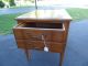 Antique End Table With Two Drawers 1900-1950 photo 1