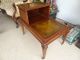 Antique Mahagony End Table With Leather Top 1900-1950 photo 8