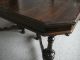 1927 Dated Solid Wood Dark Walnut Finish Kitchen Dining Table,  Jacobean,  Chicago 1900-1950 photo 4