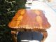 Antique Italian Chippendale Walnut Veneer Table 1900-1950 photo 3