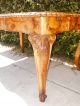 Antique Italian Chippendale Walnut Veneer Table 1900-1950 photo 5