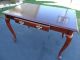 One Drawer Mahagony Console Table With Queen Legs 1900-1950 photo 3