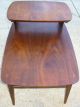 Mid Century Modern Lane Tow Tiered Wooden End Table Post-1950 photo 2