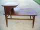 Mid Century Modern Lane Tow Tiered Wooden End Table Post-1950 photo 3