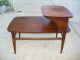Mid Century Modern Lane Tow Tiered Wooden End Table Post-1950 photo 5