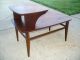 Mid Century Modern Lane Tow Tiered Wooden End Table Post-1950 photo 6
