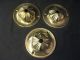 Three Pressed Brass 4 Inch Wide Back Plates. Lamps photo 1