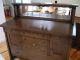 Arts And Crafts Mission Style Mirrored Buffet Console Cabinet 1900-1950 photo 7