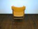 Vintage Retro Mid Century Chair 50s Furniture Modern Danish Style Stool Orange Post-1950 photo 4