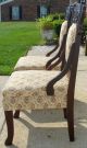 Pair Of Ornate Upholstered Antique Victorian Mahogany Parlor Chairs 1800-1899 photo 5
