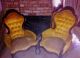 Antique Pair King & Queen Or His & Her Parlor Chairs Classy & 1900-1950 photo 1