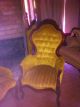 Antique Pair King & Queen Or His & Her Parlor Chairs Classy & 1900-1950 photo 3