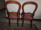Pair Of Antique Victorian Dining Chairs 1900-1950 photo 1