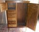 Antique Oak Chifferobe Wardrobe/ Cabinet/ Dresser With Bonnet 1900-1950 photo 1