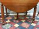 Oval Solid Walnut Drop Leaf Table With Center Leaf And Fifth Leg 1800-1899 photo 2