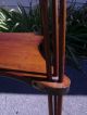 Deco Victorian ? Frank Wright ? Mahogany Ball & Stick Side Fern Table Stand 1900-1950 photo 2