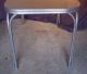 Vintage Retro 1950 ' S Mid - Century Diner Kitchen Table Formica Silver Metal Chrome Post-1950 photo 3