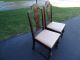 Two Leather Seat Chairs From Colonial Chair Co. 1900-1950 photo 2