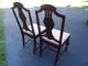 Two Leather Seat Chairs From Colonial Chair Co. 1900-1950 photo 5