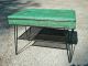 Mid Century Modern Patio Outdoor Bench With Hairpin Legs Post-1950 photo 1
