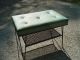 Mid Century Modern Patio Outdoor Bench With Hairpin Legs Post-1950 photo 6
