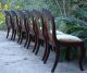 Set 6 American Antique Empire Flame & Solid Mahogany 1800 ' S Dining Side Chairs 1800-1899 photo 10