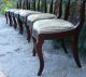 Set 6 American Antique Empire Flame & Solid Mahogany 1800 ' S Dining Side Chairs 1800-1899 photo 8